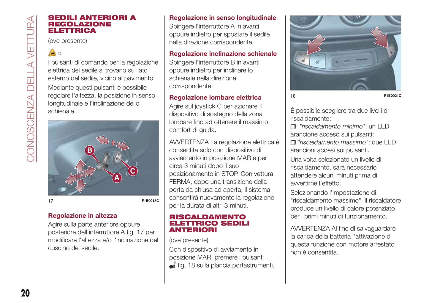 2019-2020 Fiat 500X Owner's Manual | Italian