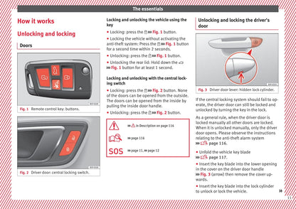 2013-2017 Seat Leon Bedienungsanleitung | Englisch