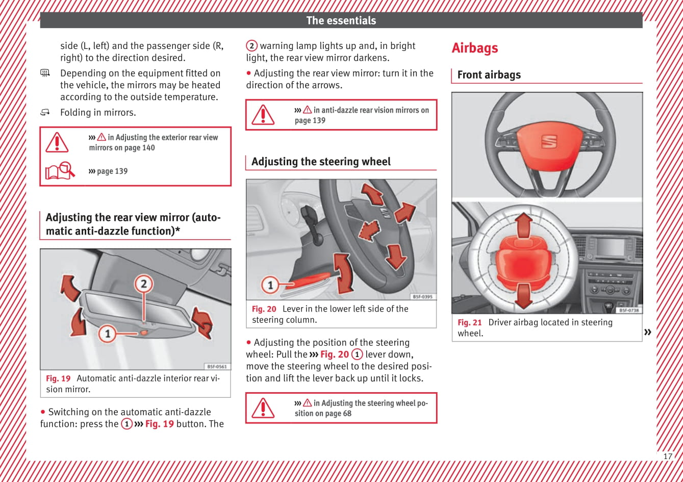 2013-2017 Seat Leon Bedienungsanleitung | Englisch