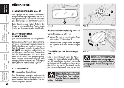 2009-2010 Fiat 500 Bedienungsanleitung | Deutsch