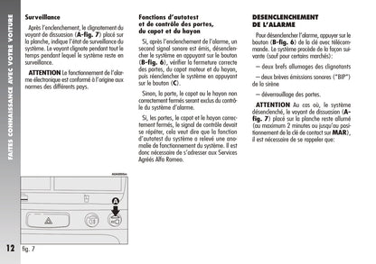 2005-2011 Alfa Romeo 147 Manuel du propriétaire | Français