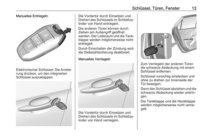 2020 Opel Corsa Owner's Manual | German