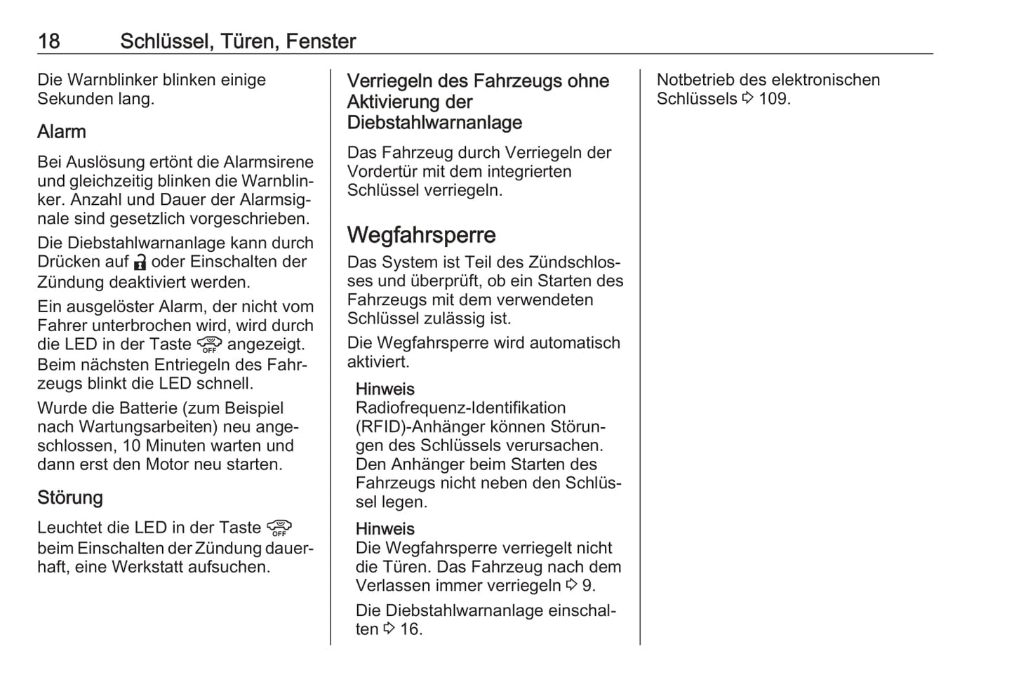 2020 Opel Corsa Owner's Manual | German