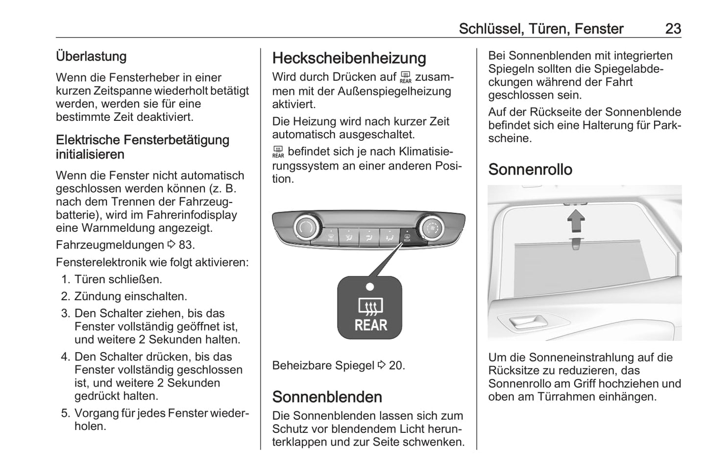 2020 Opel Corsa Owner's Manual | German