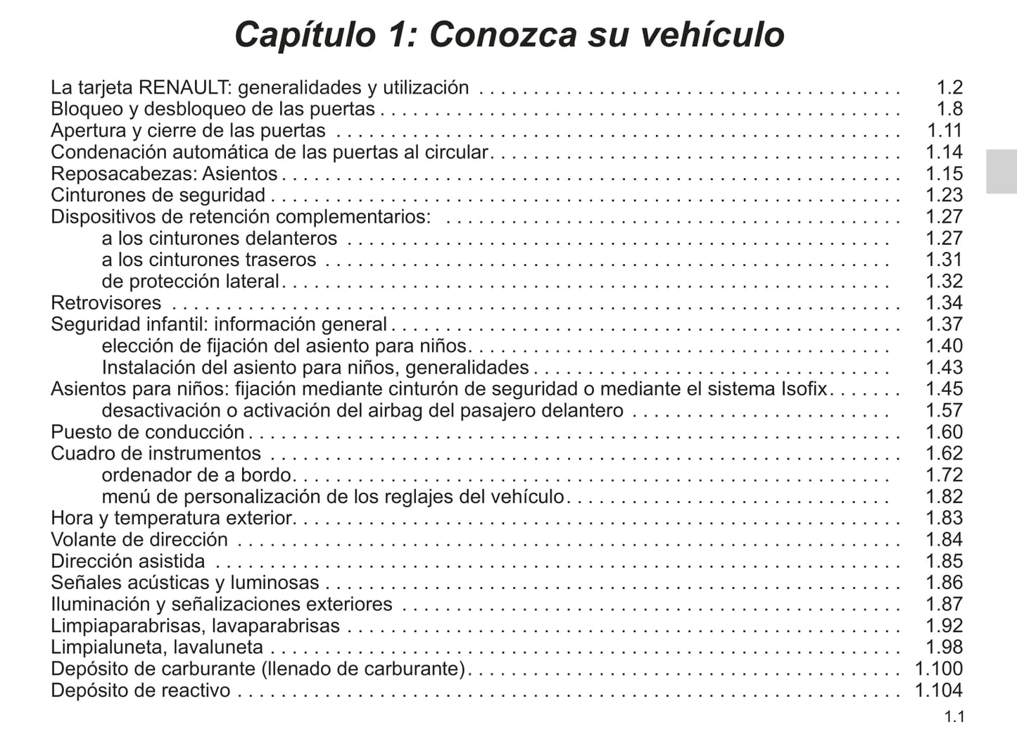 2015-2020 Renault Espace Manuel du propriétaire | Espagnol