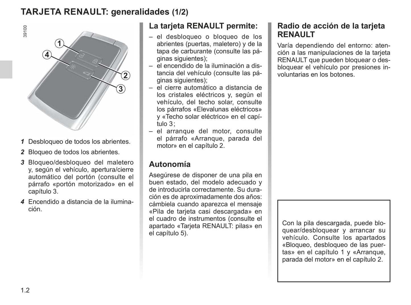 2015-2020 Renault Espace Manuel du propriétaire | Espagnol