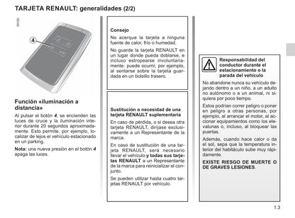 2015-2020 Renault Espace Manuel du propriétaire | Espagnol