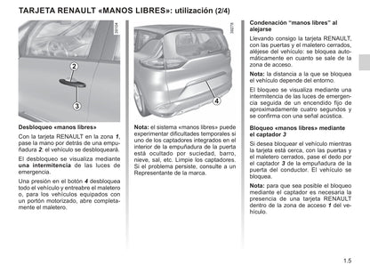 2015-2020 Renault Espace Manuel du propriétaire | Espagnol