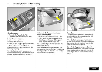 2008-2010 Opel Tigra Twin Top Owner's Manual | German