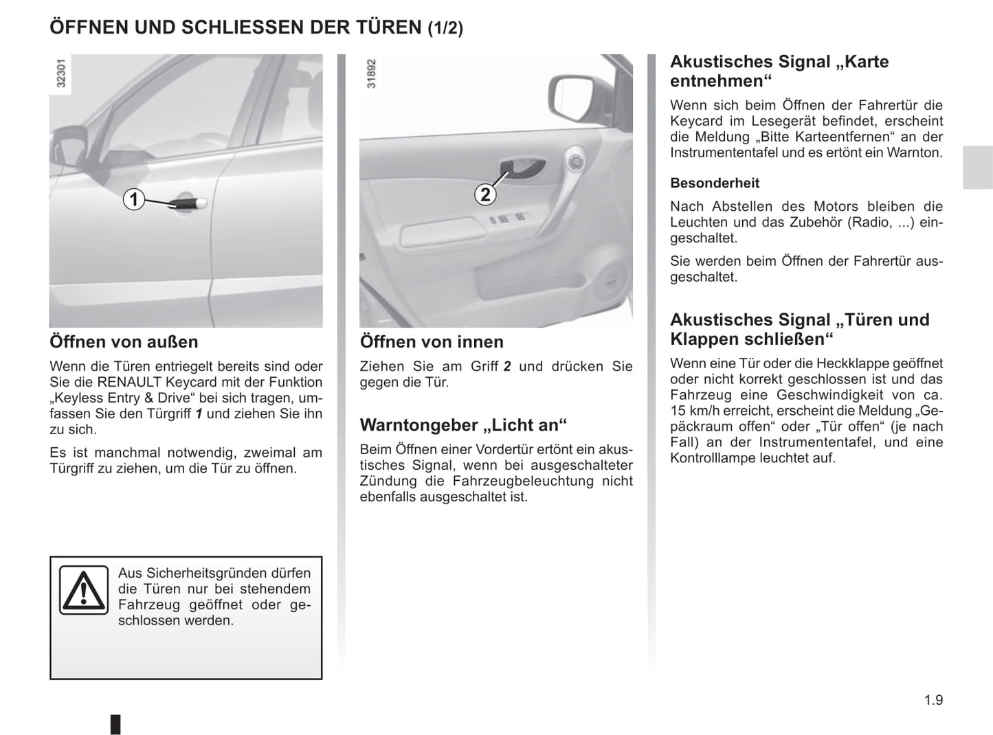 2013-2015 Renault Koleos Manuel du propriétaire | Allemand