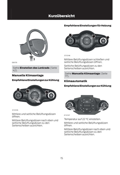 2012 Ford Fiesta Manuel du propriétaire | Allemand