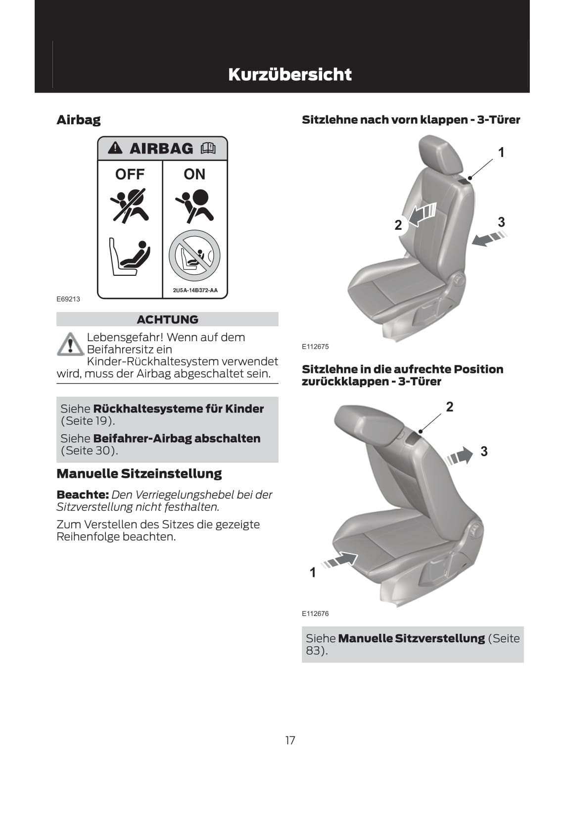 2012 Ford Fiesta Manuel du propriétaire | Allemand