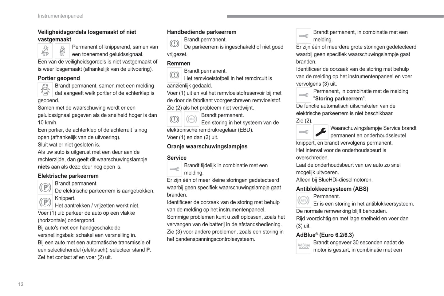 2022-2023 Fiat Scudo/Ulysse Owner's Manual | Dutch