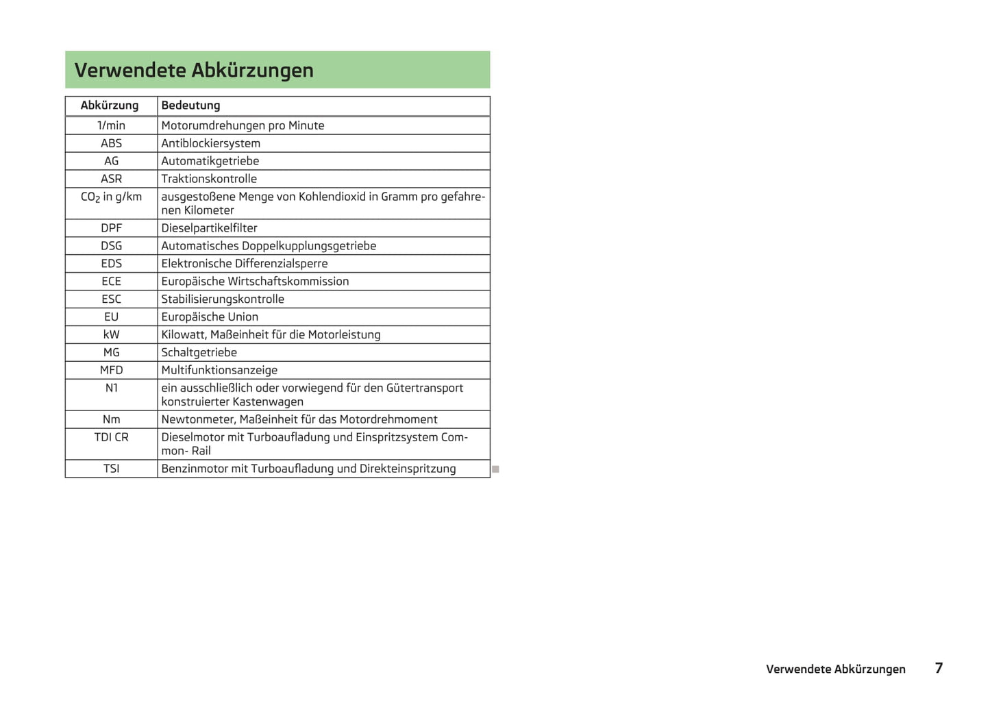 2013-2014 Skoda Fabia Owner's Manual | German