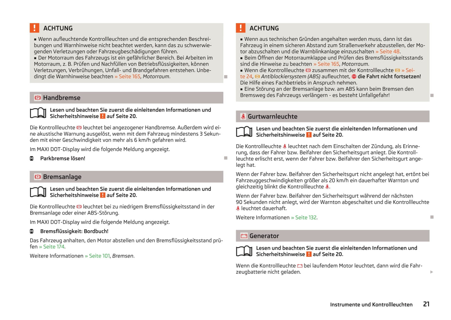 2013-2014 Skoda Fabia Owner's Manual | German