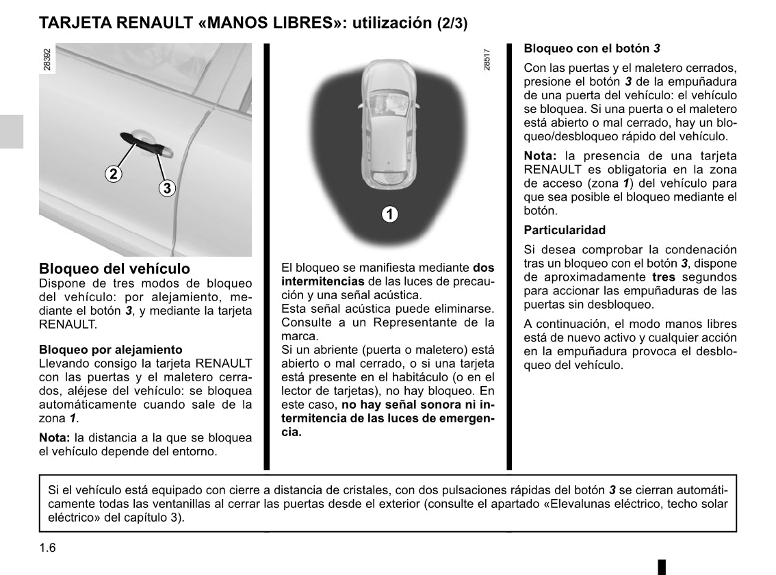 2015-2016 Renault Mégane Owner's Manual | Spanish