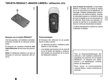 2015-2016 Renault Mégane Owner's Manual | Spanish