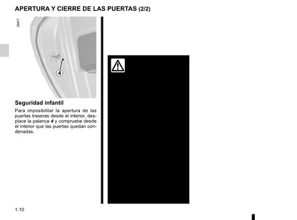 2015-2016 Renault Mégane Owner's Manual | Spanish