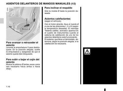 2015-2016 Renault Mégane Owner's Manual | Spanish