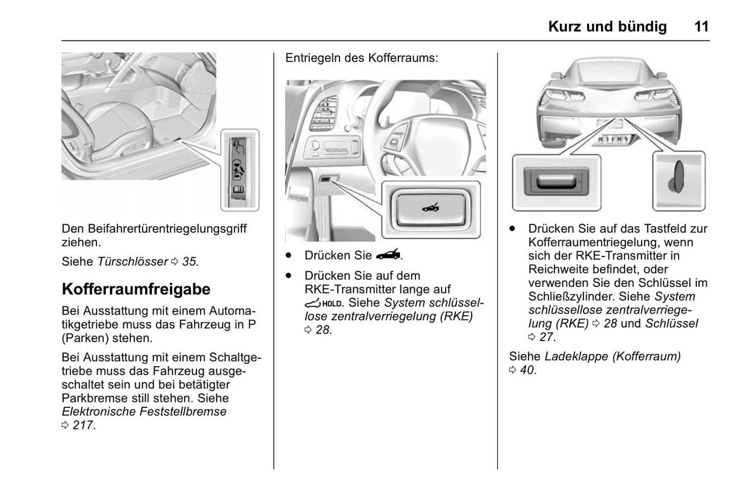 2014-2018 Chevrolet Corvette Gebruikershandleiding | Duits