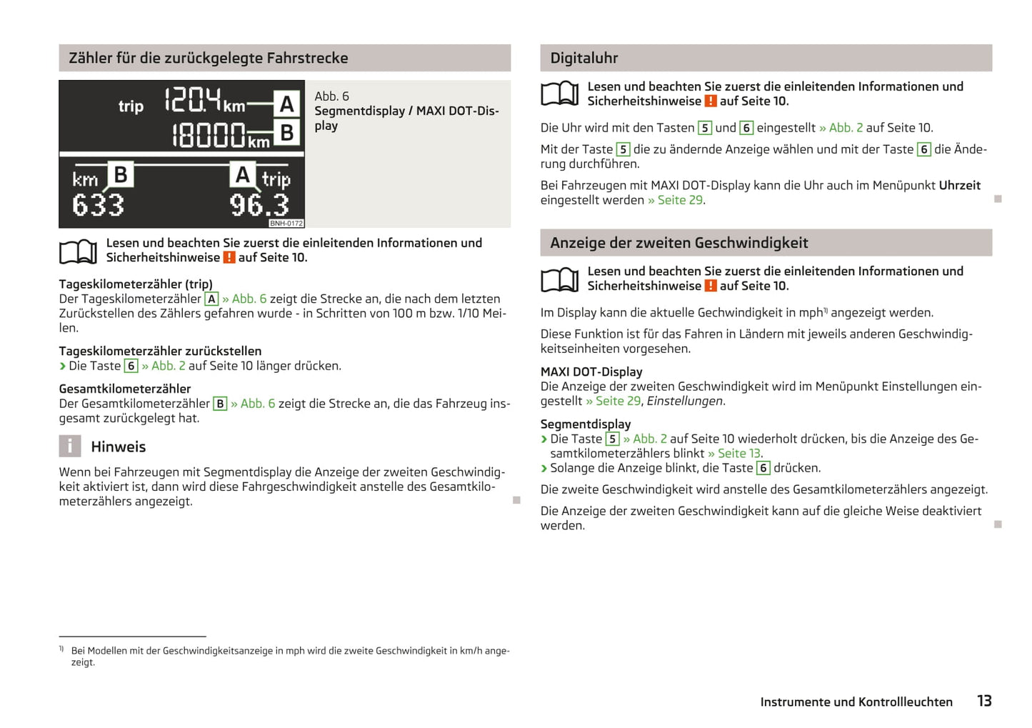 2017-2018 Skoda Rapid Owner's Manual | German