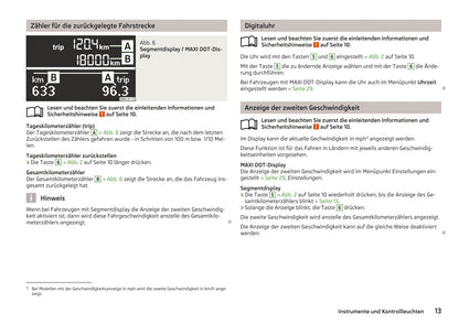 2017-2018 Skoda Rapid Owner's Manual | German