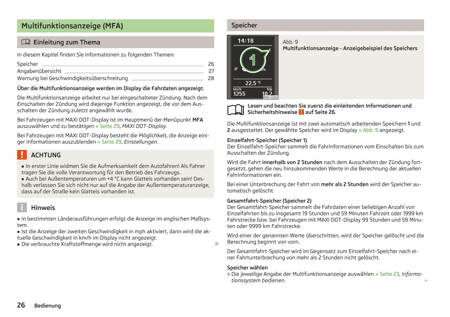 2017-2018 Skoda Rapid Owner's Manual | German