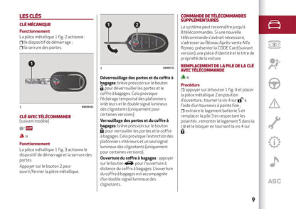 2013-2017 Alfa Romeo MiTo Manuel du propriétaire | Français