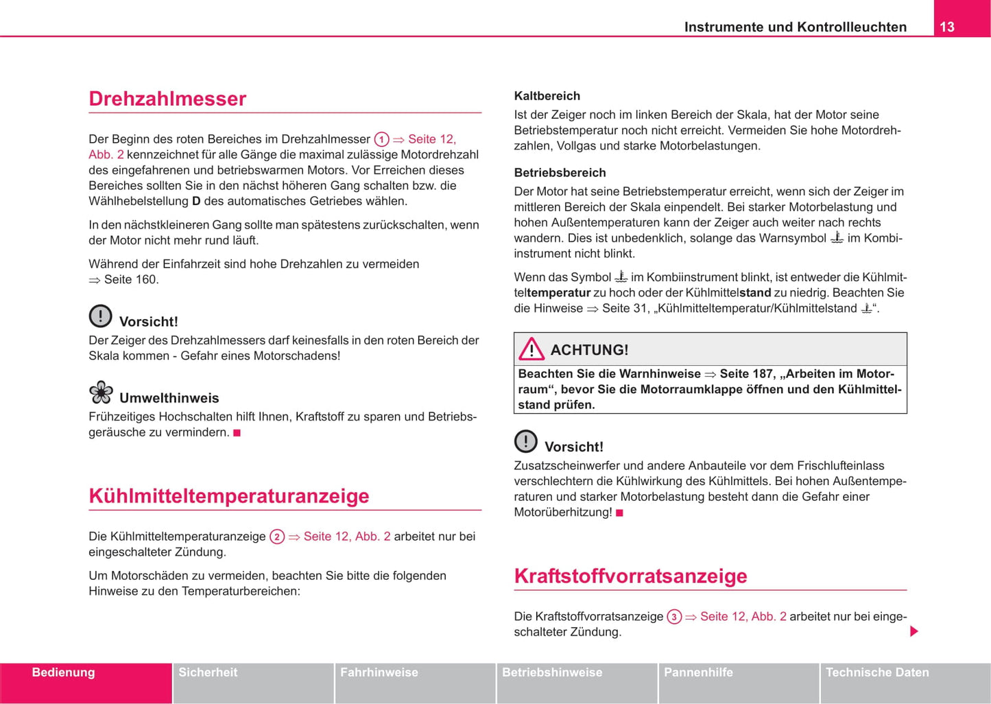 2004-2005 Skoda Fabia Owner's Manual | German