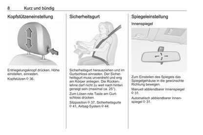 2016-2017 Opel Corsa Bedienungsanleitung | Deutsch