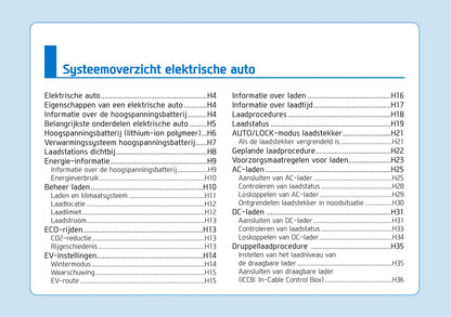 2018-2019 Hyundai Kona Electric Gebruikershandleiding | Nederlands