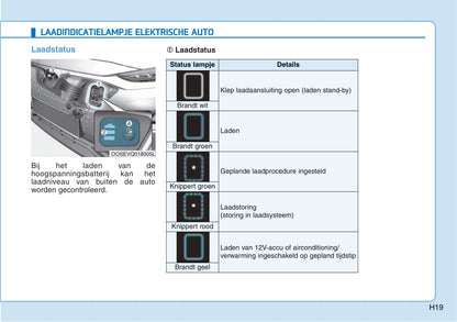 2018-2019 Hyundai Kona Electric Gebruikershandleiding | Nederlands