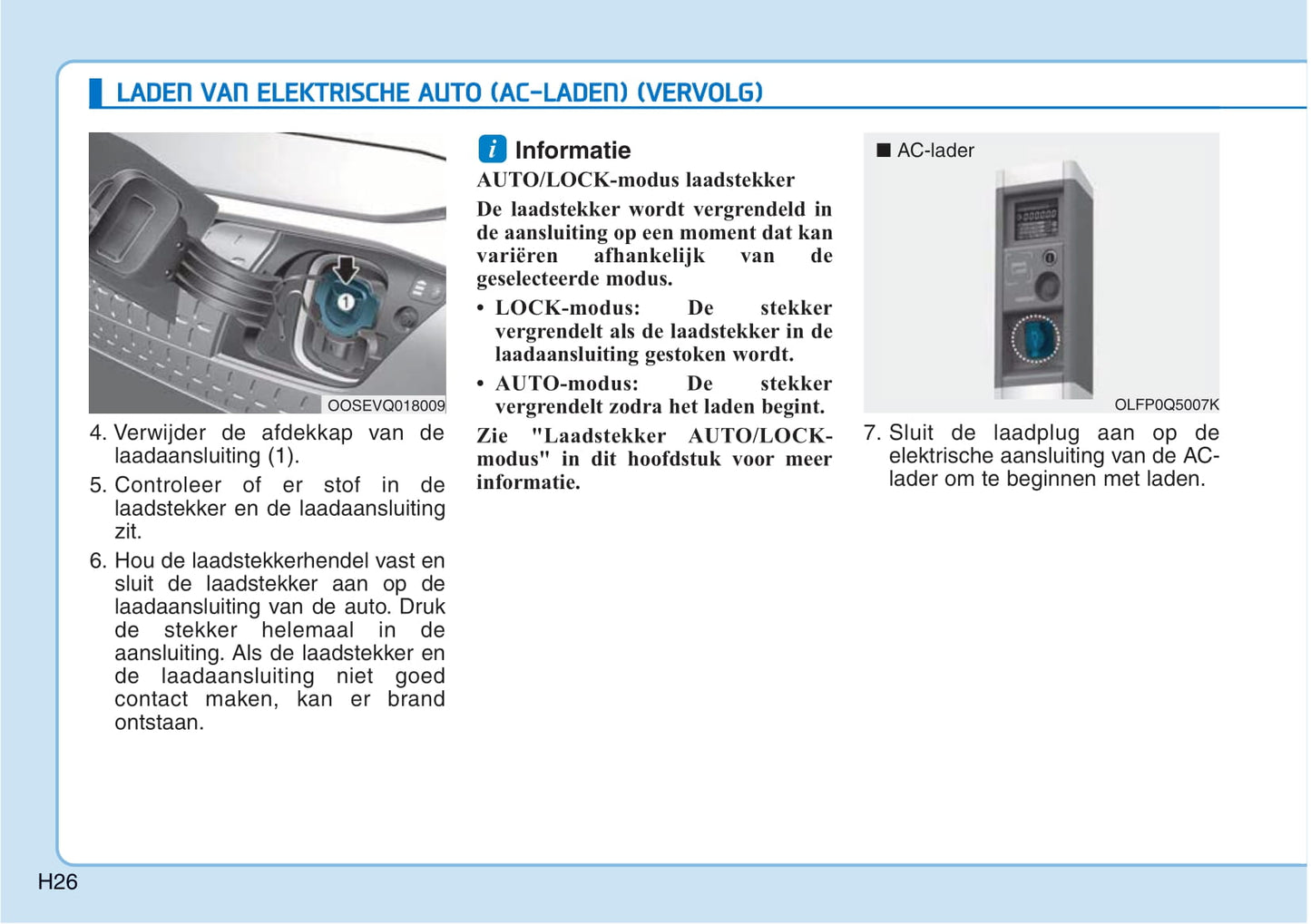 2018-2019 Hyundai Kona Electric Gebruikershandleiding | Nederlands