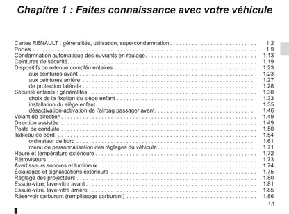 2015-2016 Renault Scénic/Grand Scénic Owner's Manual | French