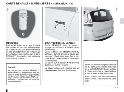 2015-2016 Renault Scénic/Grand Scénic Owner's Manual | French