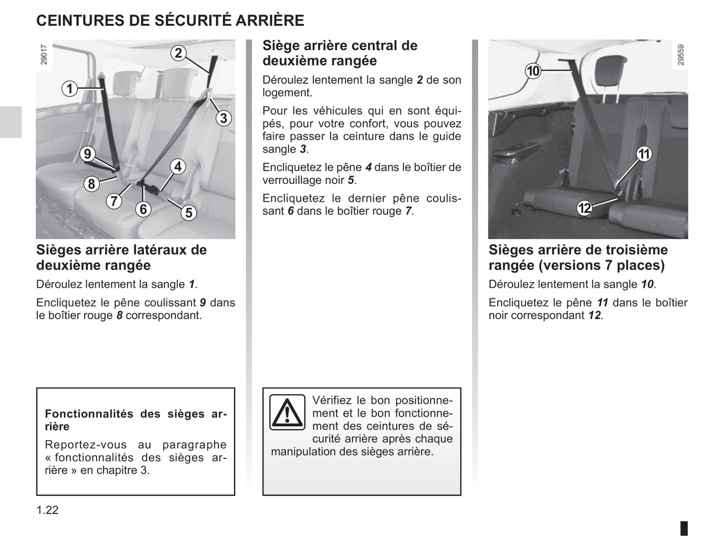 2015-2016 Renault Scénic/Grand Scénic Owner's Manual | French