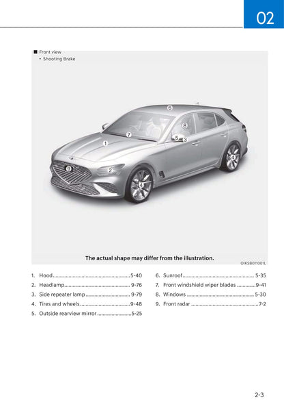 2021 Genesis G70 Owner's Manual | English