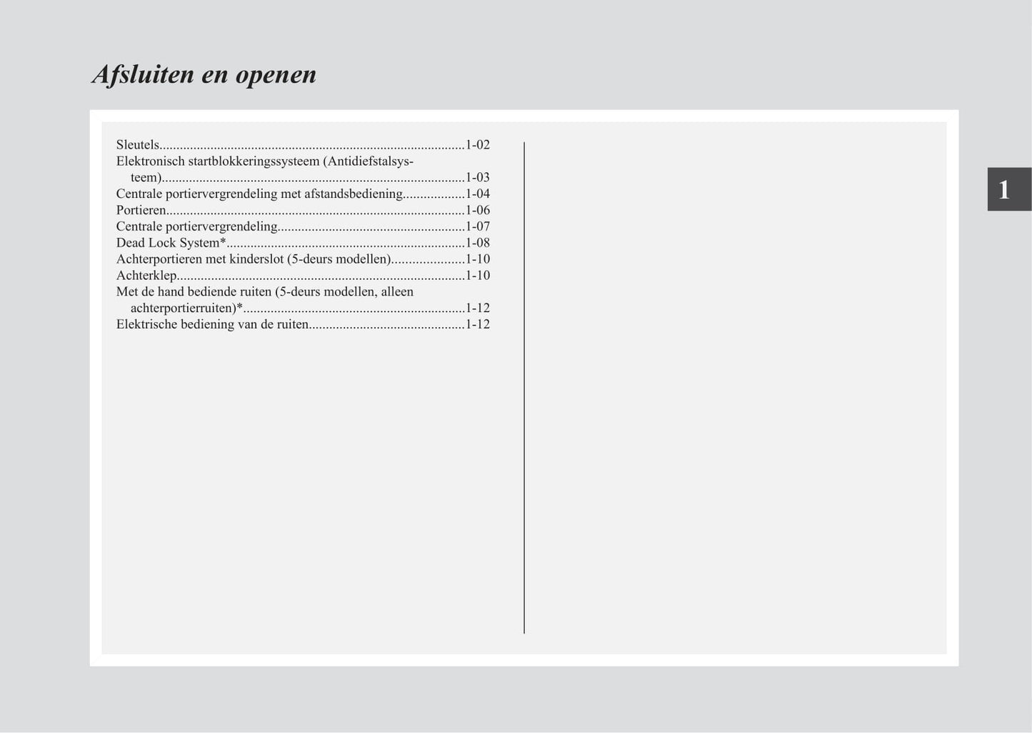 2008-2012 Mitsubishi Colt Gebruikershandleiding | Nederlands