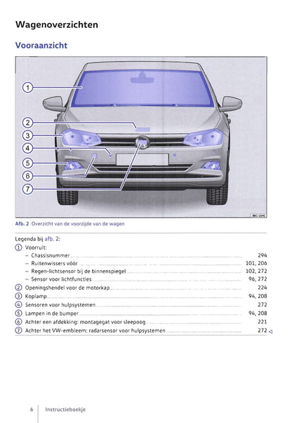 2017-2019 Volkswagen Polo Manuel du propriétaire | Néerlandais