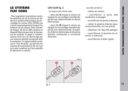 2009-2010 Fiat Ulysse Owner's Manual | French