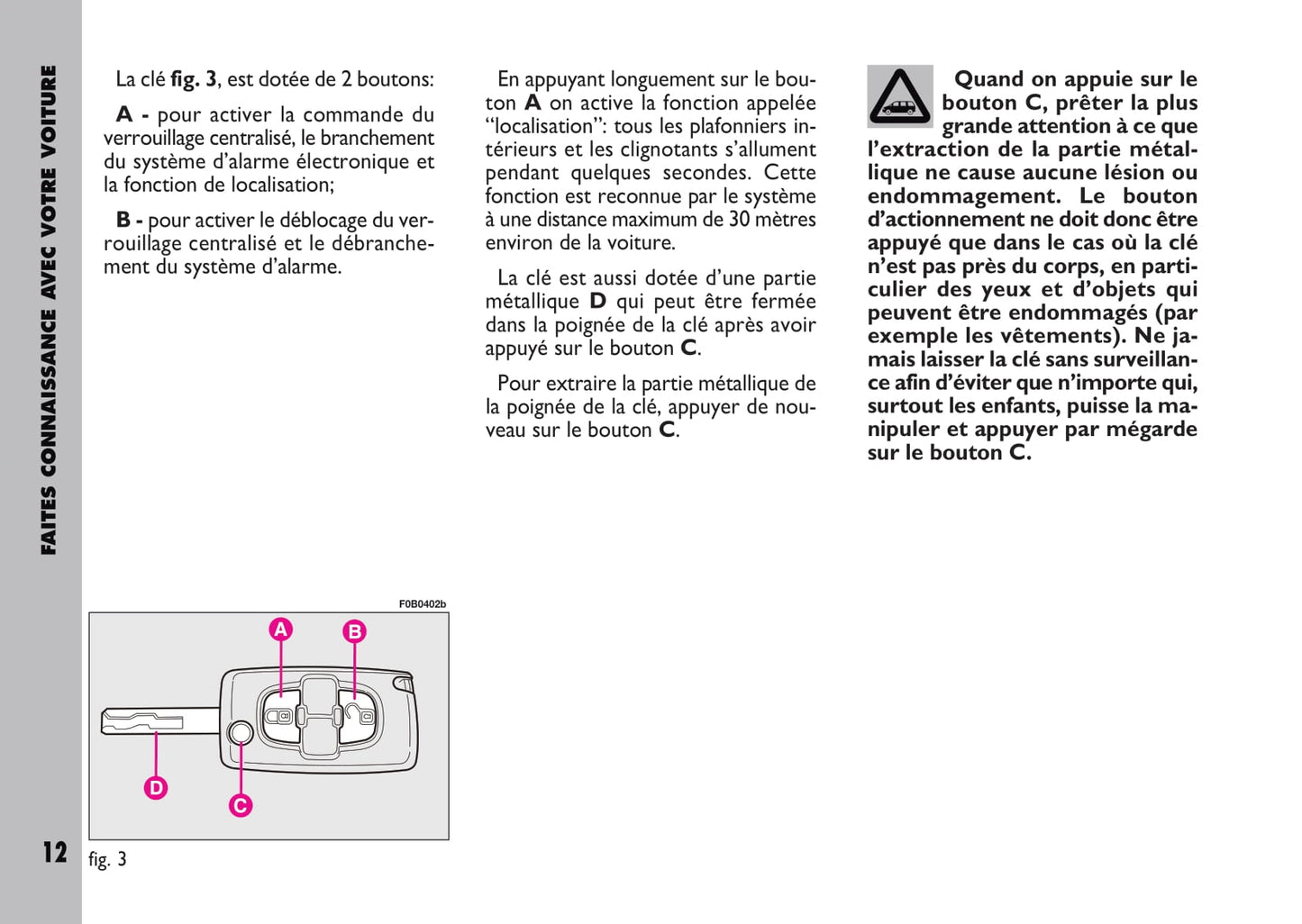 2009-2010 Fiat Ulysse Owner's Manual | French