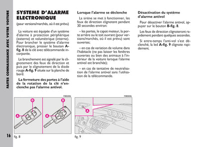 2009-2010 Fiat Ulysse Owner's Manual | French