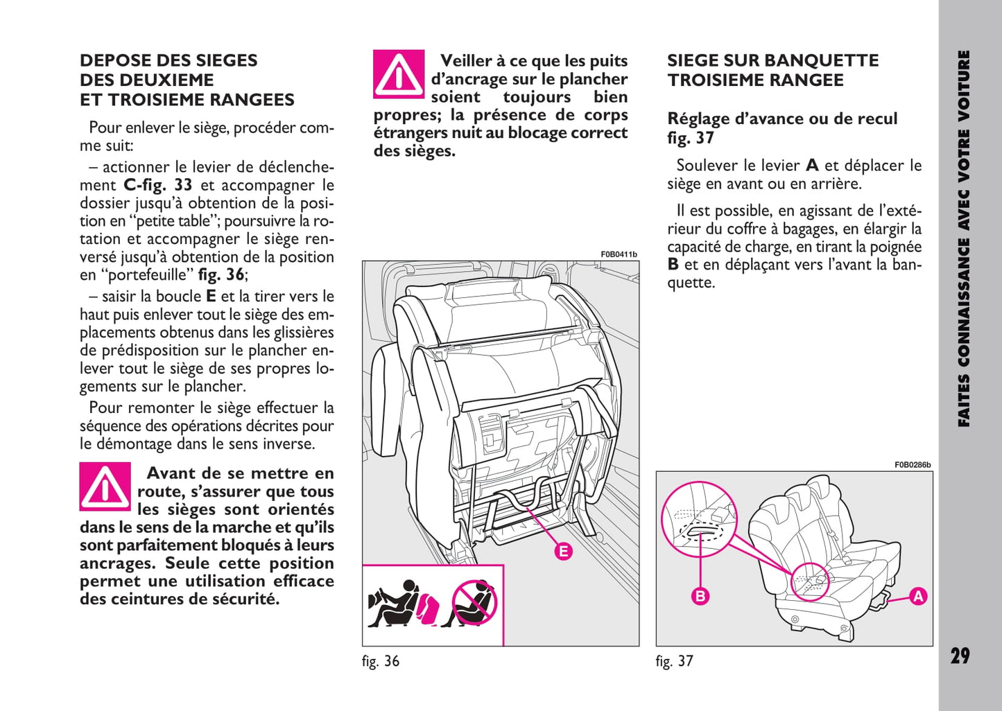 2009-2010 Fiat Ulysse Owner's Manual | French