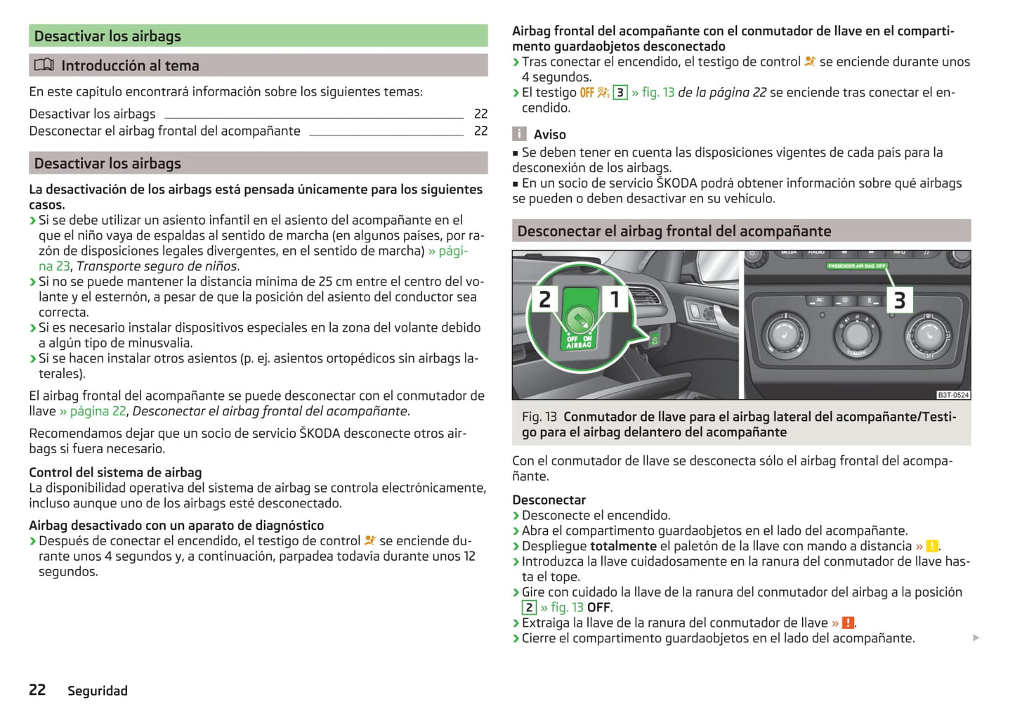 2014-2015 Skoda Superb Owner's Manual | Spanish