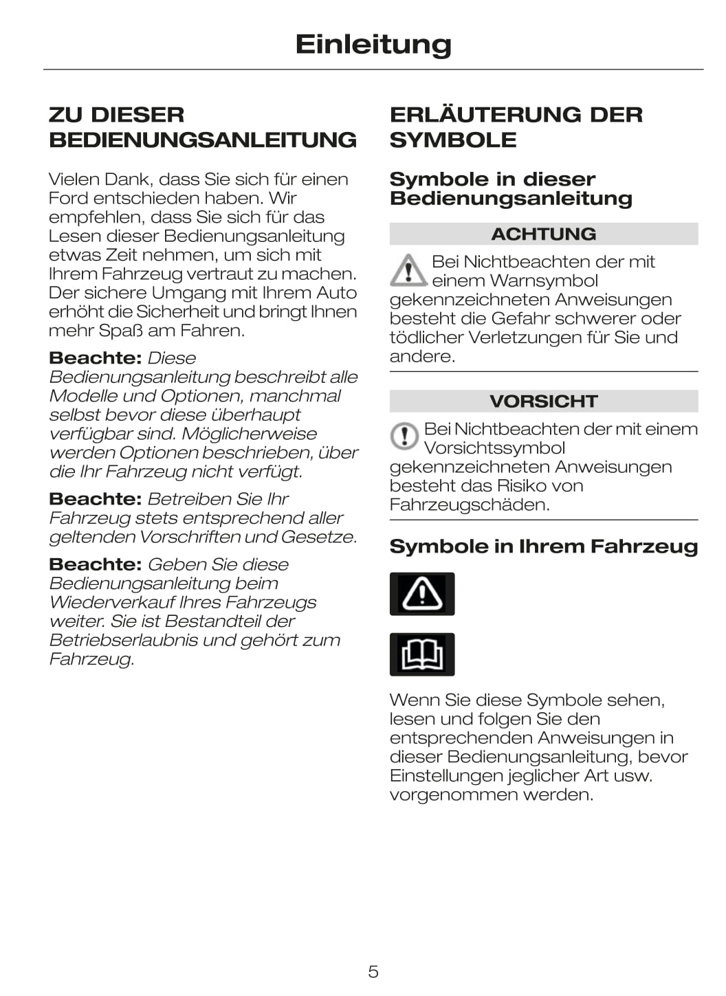 2002-2007 Ford Tourneo Connect / Transit Connect Manuel du propriétaire | Allemand