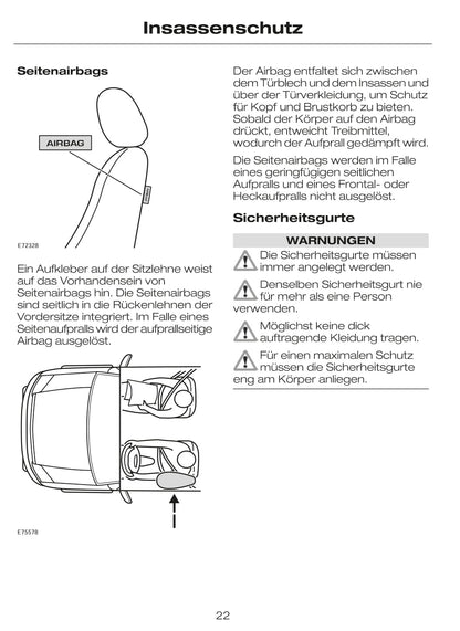 2002-2007 Ford Tourneo Connect / Transit Connect Manuel du propriétaire | Allemand