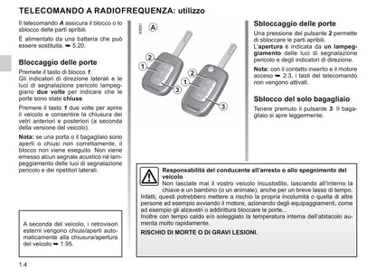 2019-2021 Renault Clio Manuel du propriétaire | Italien