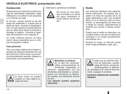 2011-2015 Renault Fluence Z.E. Manuel du propriétaire | Espagnol