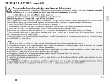 2011-2015 Renault Fluence Z.E. Manuel du propriétaire | Espagnol