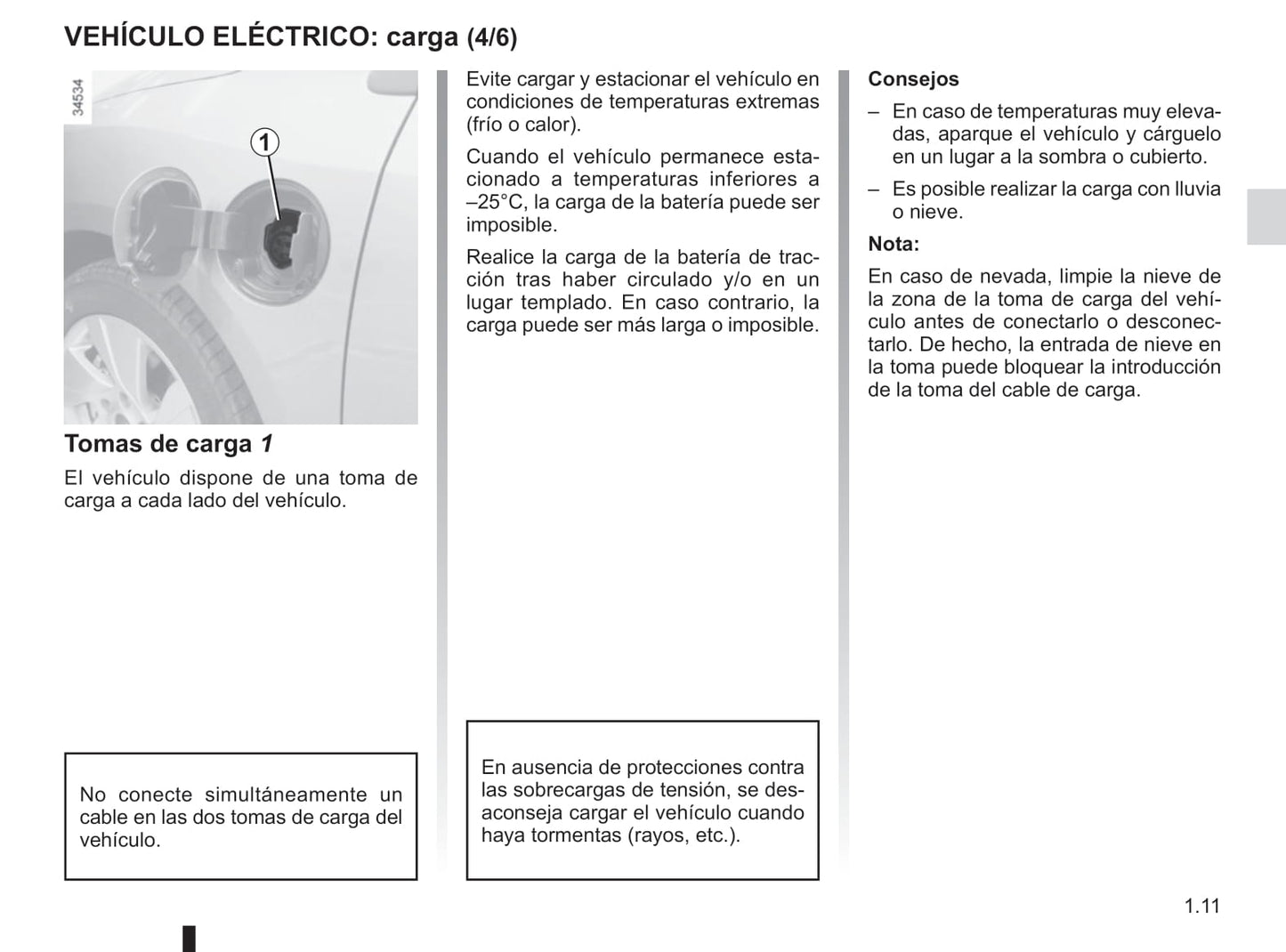 2011-2015 Renault Fluence Z.E. Manuel du propriétaire | Espagnol